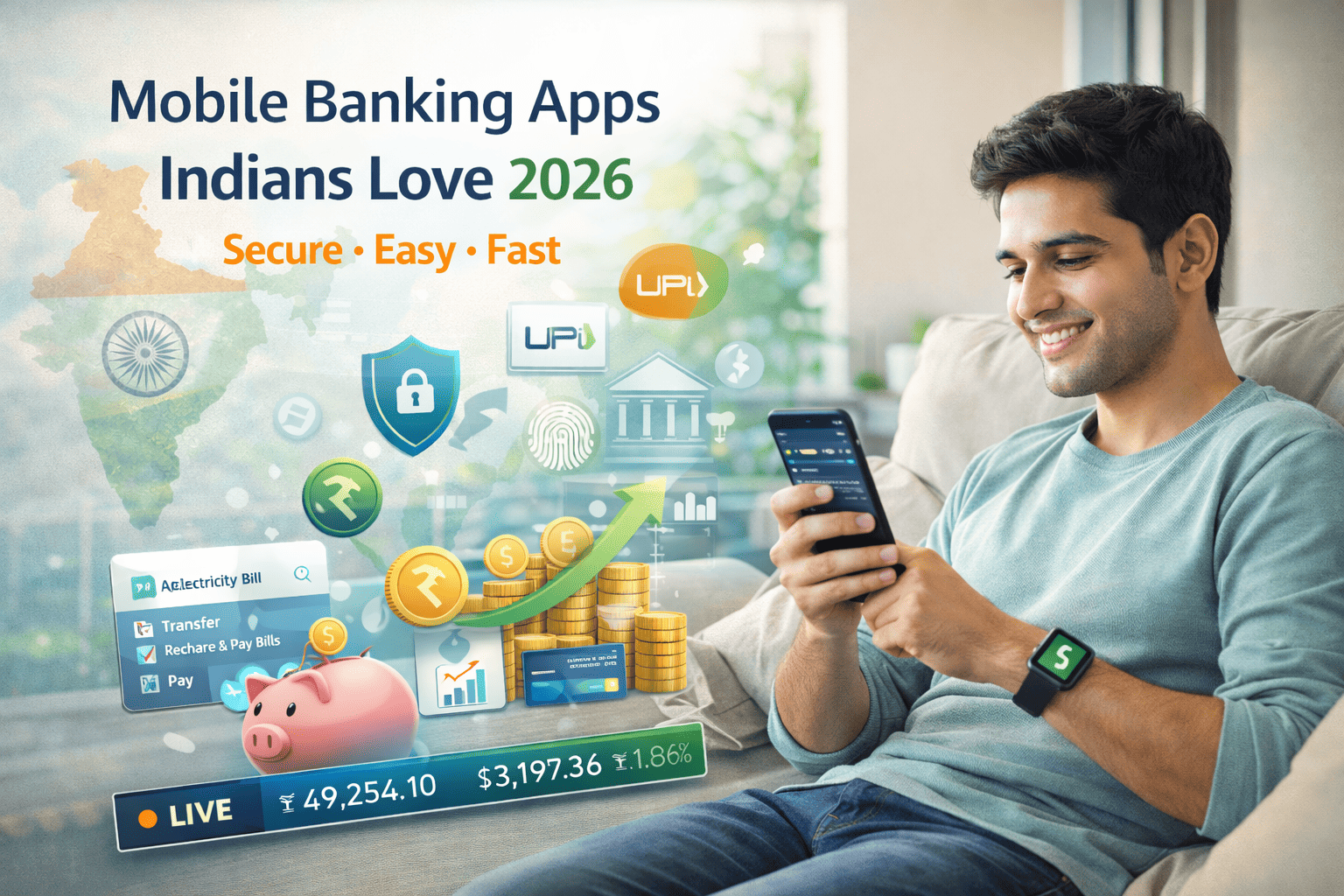 mobile banking apps in india 2026 secure and easy